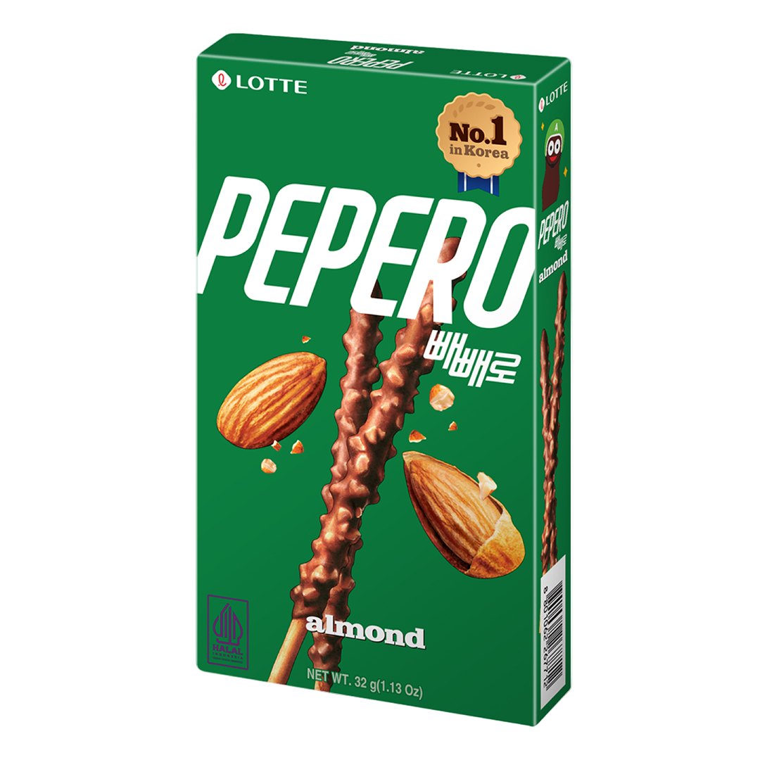 Sausainių lazdelės Almond PEPERO, 32 g