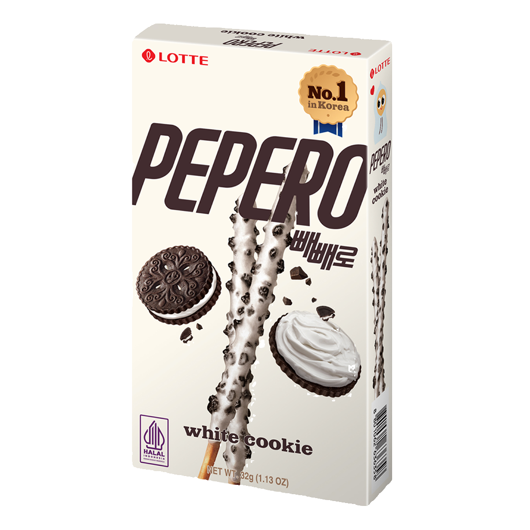 Sausainių lazdelės White Cookie PEPERO, 32 g
