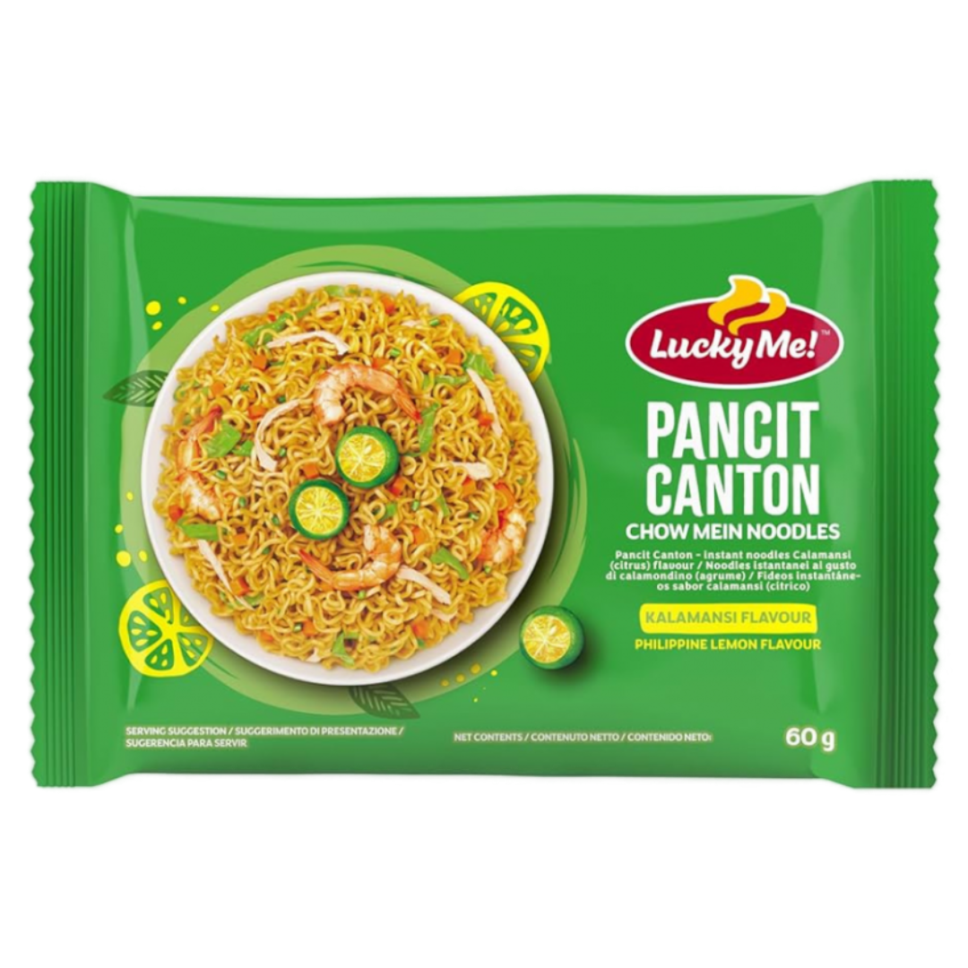 Calamansi Flavor Instant Noodles Pancit Canton LUCKY ME, 60 g
