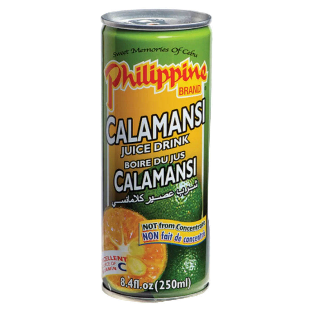 Calamansi Citrus Juice Drink PHILIPPINE BRAND, 250 ml in a can