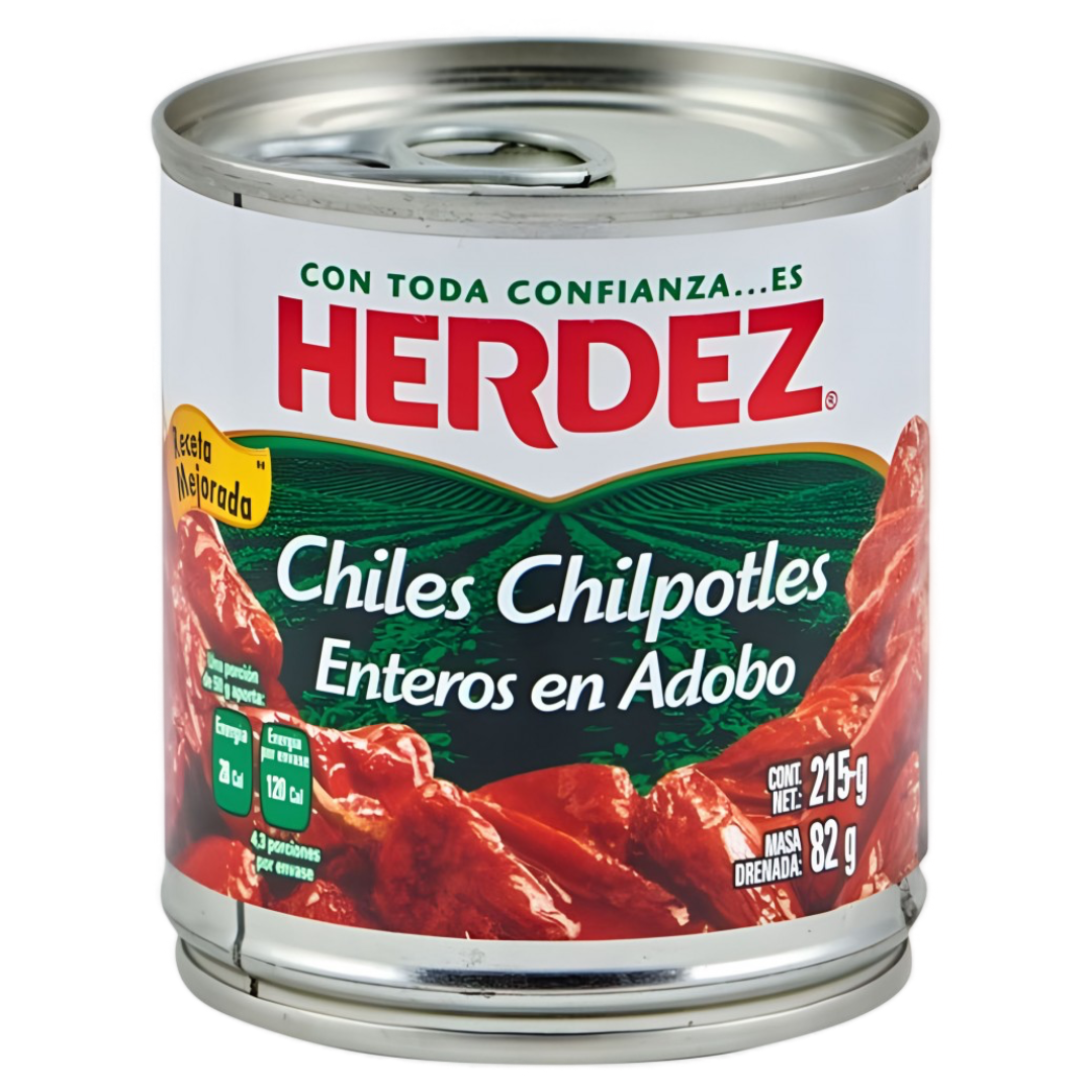 Chipotle Pepper In Adobo Sauce HERDEZ, 198 g can