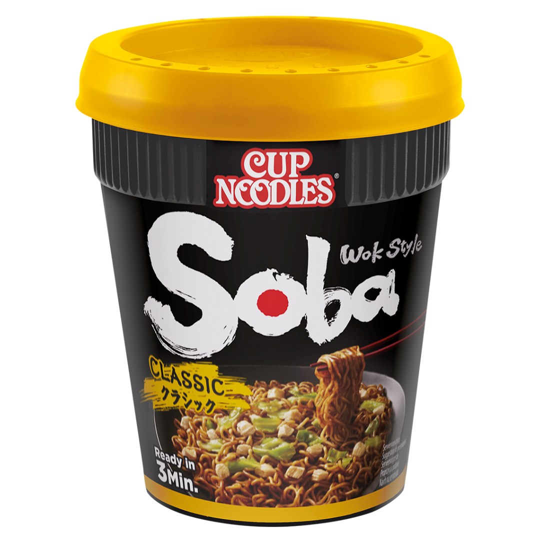 Classic Instant Cup Noodles NISSIN, 90 g plastic cup