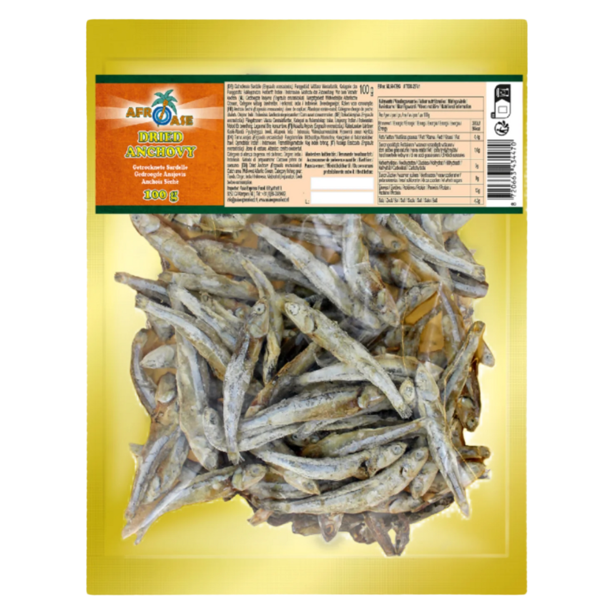Džiovinti ančiuviai AFROASE, 100 g