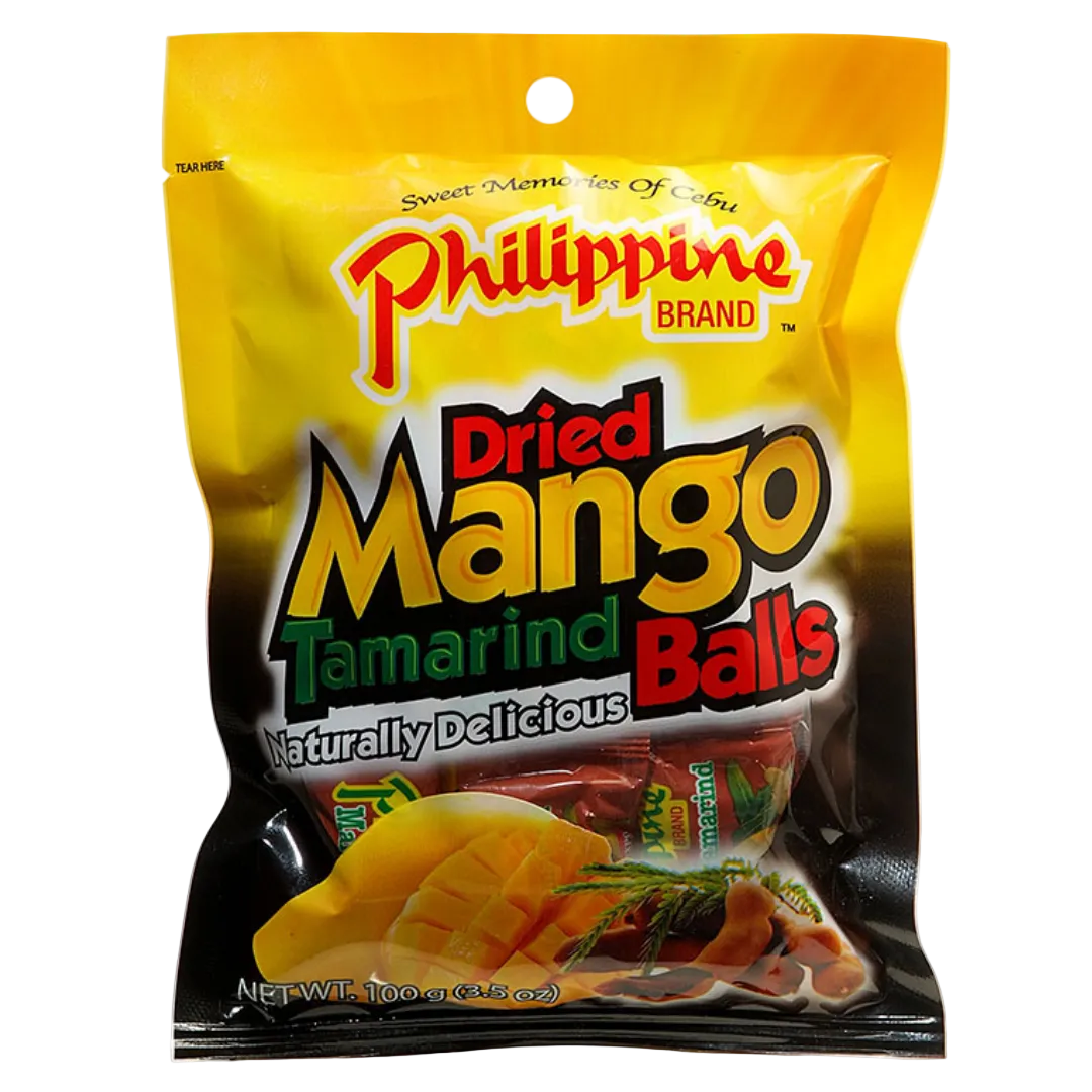 Dried Mango Tamarind Balls PHILIPPINE BRAND, 100 g
