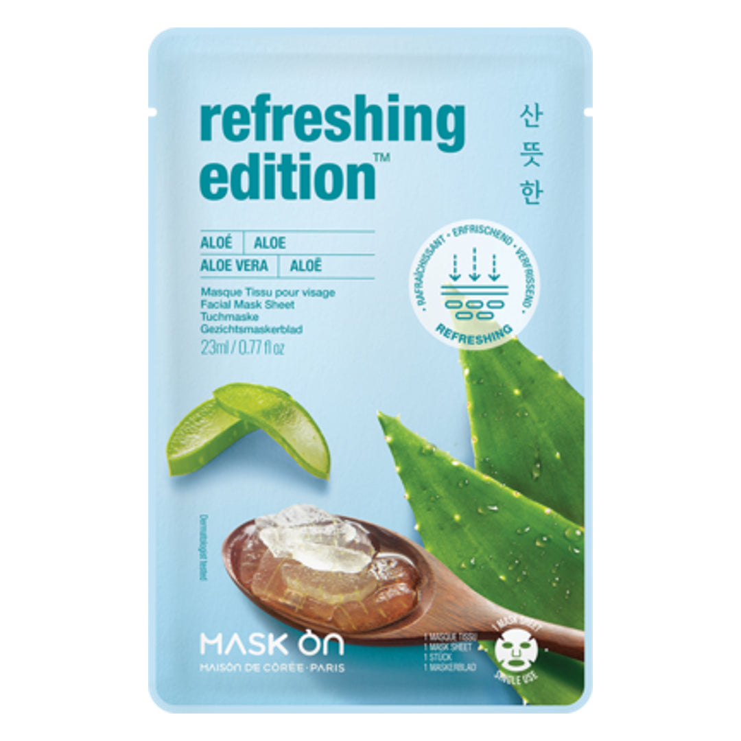 Veido kaukės lakštas su Aloe Vera MASK ON, 1 vnt