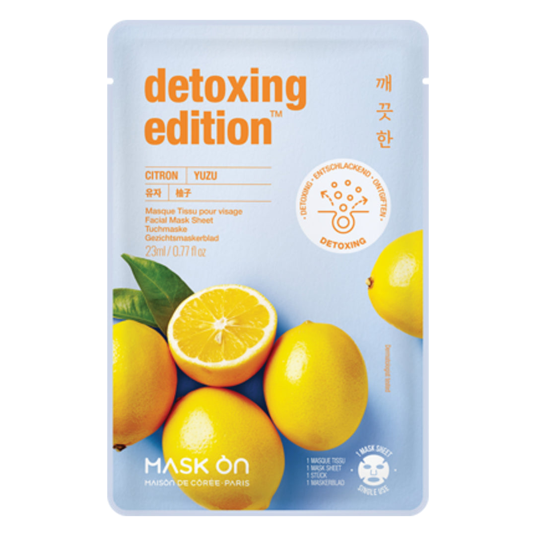 Veido kaukė su Yuzu MASK ON, 1 vnt