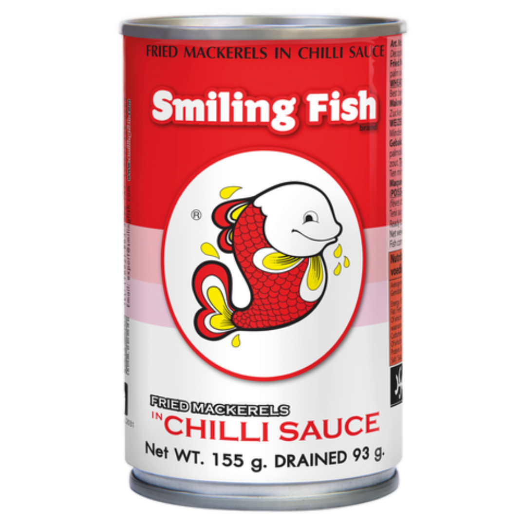 Fried Mackerel in Chilli Sauce SMILING FISH, 155 g