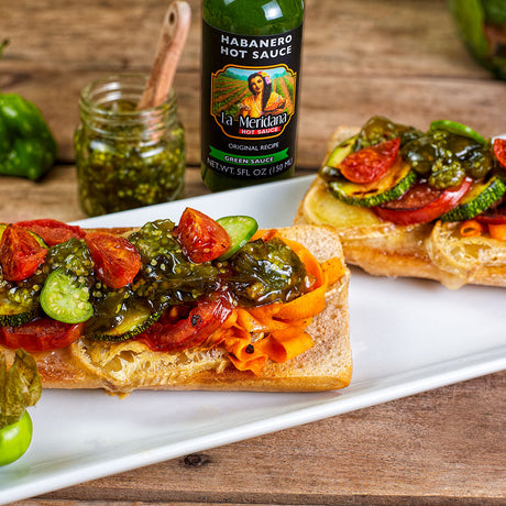 Hot Sauce Habanero Green LA MERIDANA, 150 ml