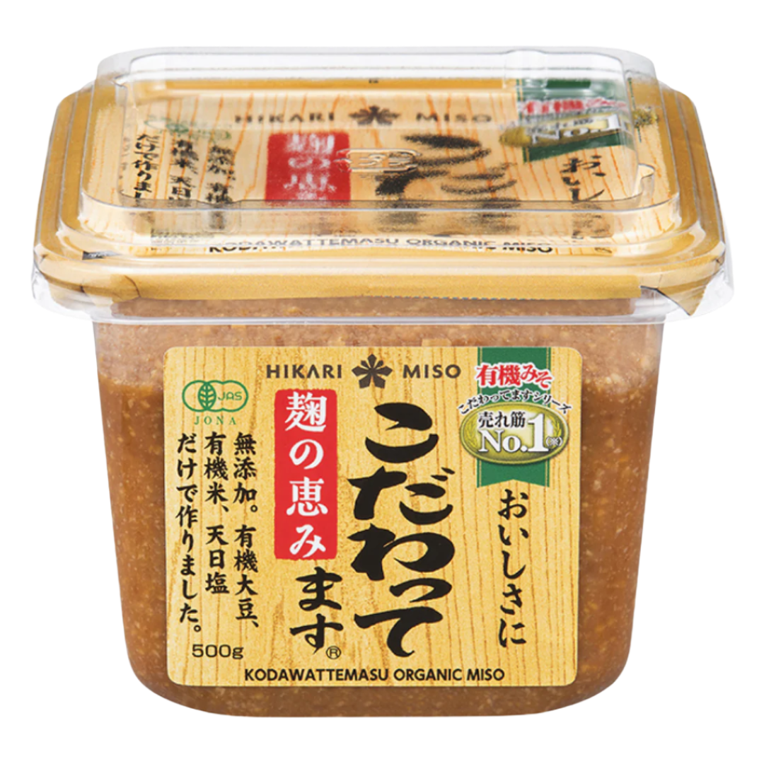 Kodawattemasu Organic Miso HIKARI, 500 g