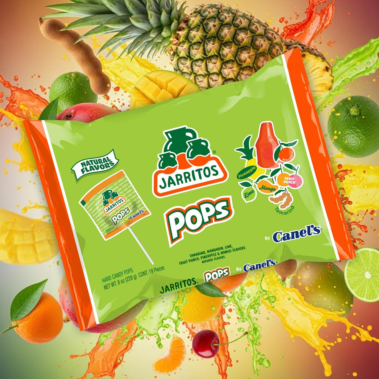 Lollipops JARRITOS, 228 g, 19 pcs