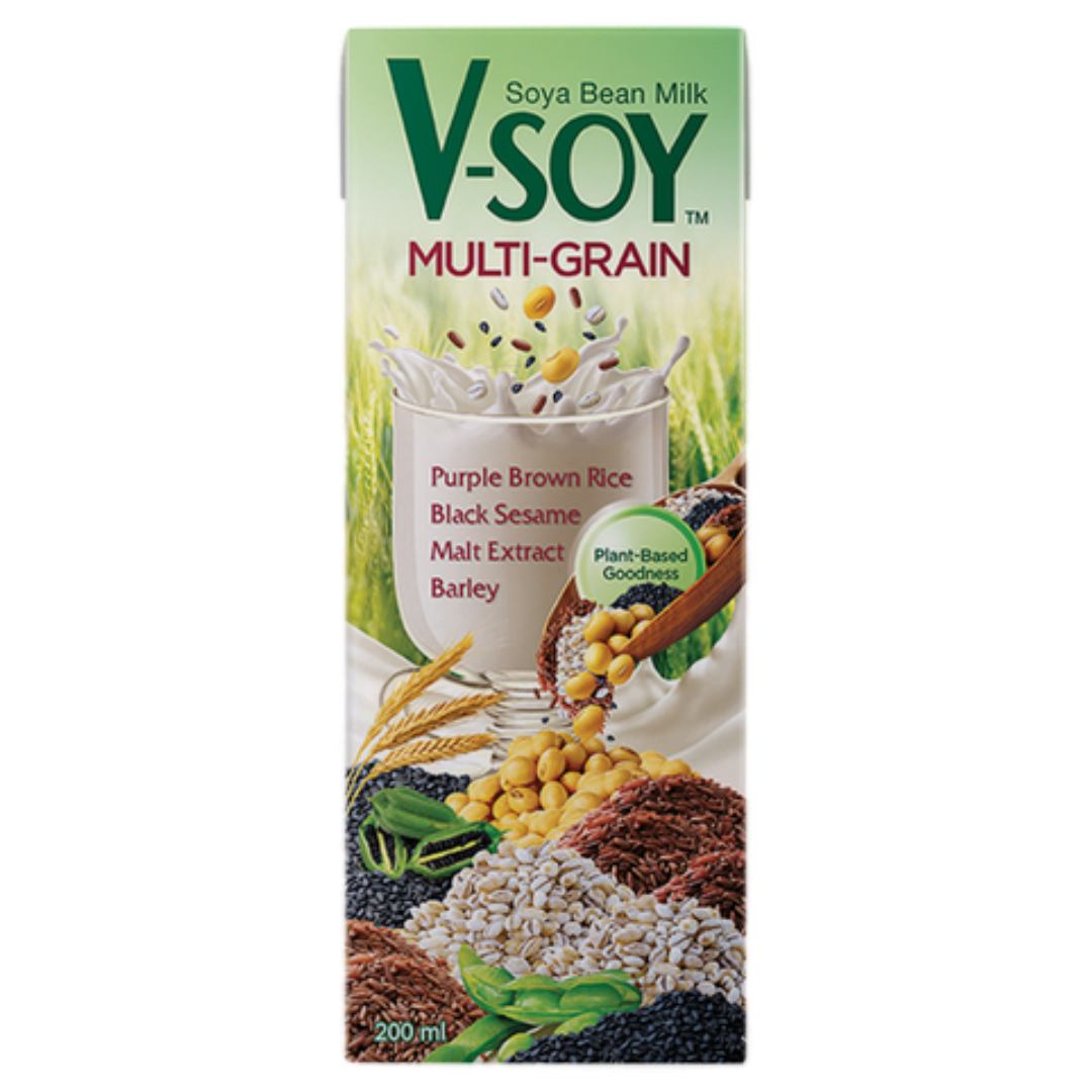Multi Grain Soybean Milk V-SOY, 200 ml