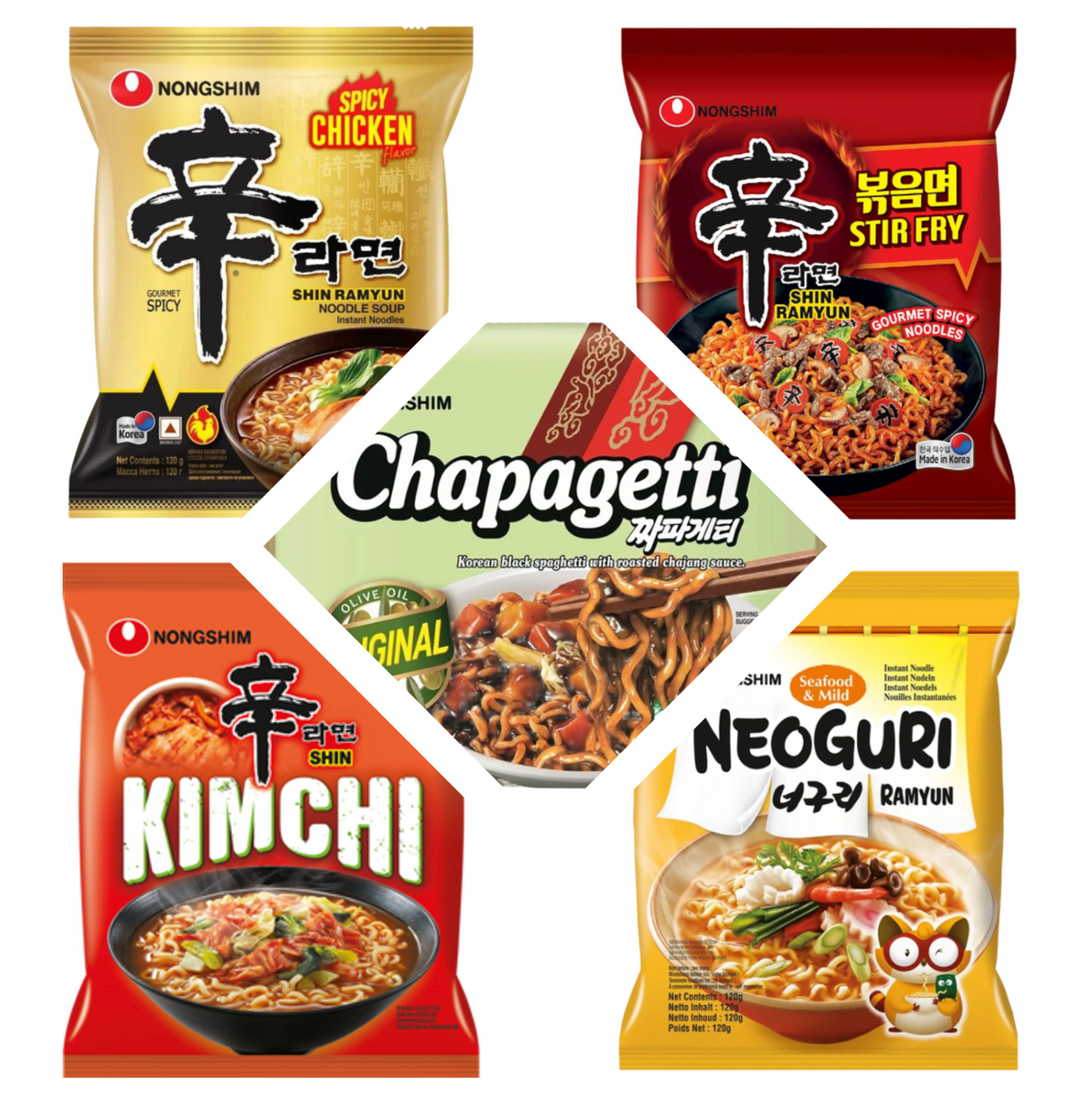 Nongshim Super Bundle, 5 pcs