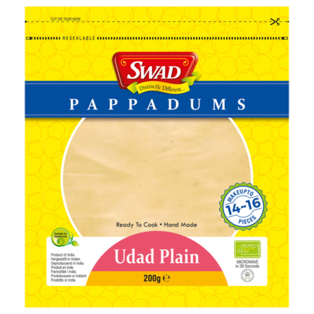 Plain Poppadums SWAD, 200 g