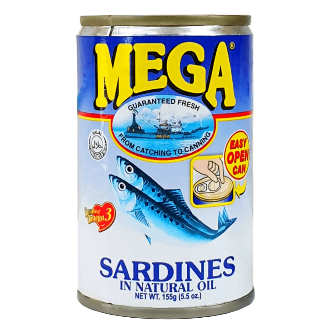 Sardines in Oil MEGA, 155 g