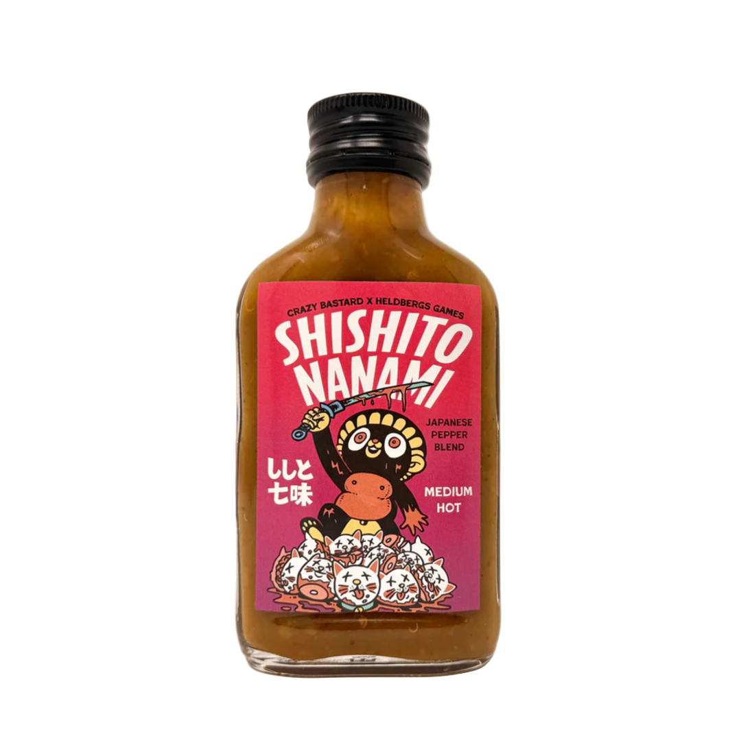 Shishito Nanami Limited Edition Hot Sauce CRAZY BASTARD, 100 ml