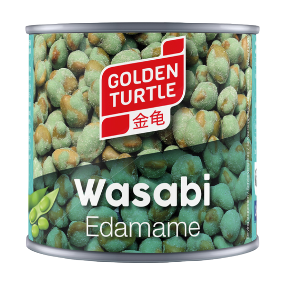 Wasabi Coated Edamame Beans GOLDEN TURTLE, 140 g