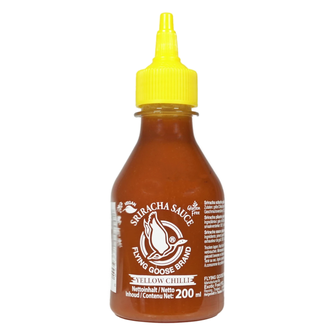 Yellow Sriracha Chilli Sauce, FLYING GOOSE, 200 ml
