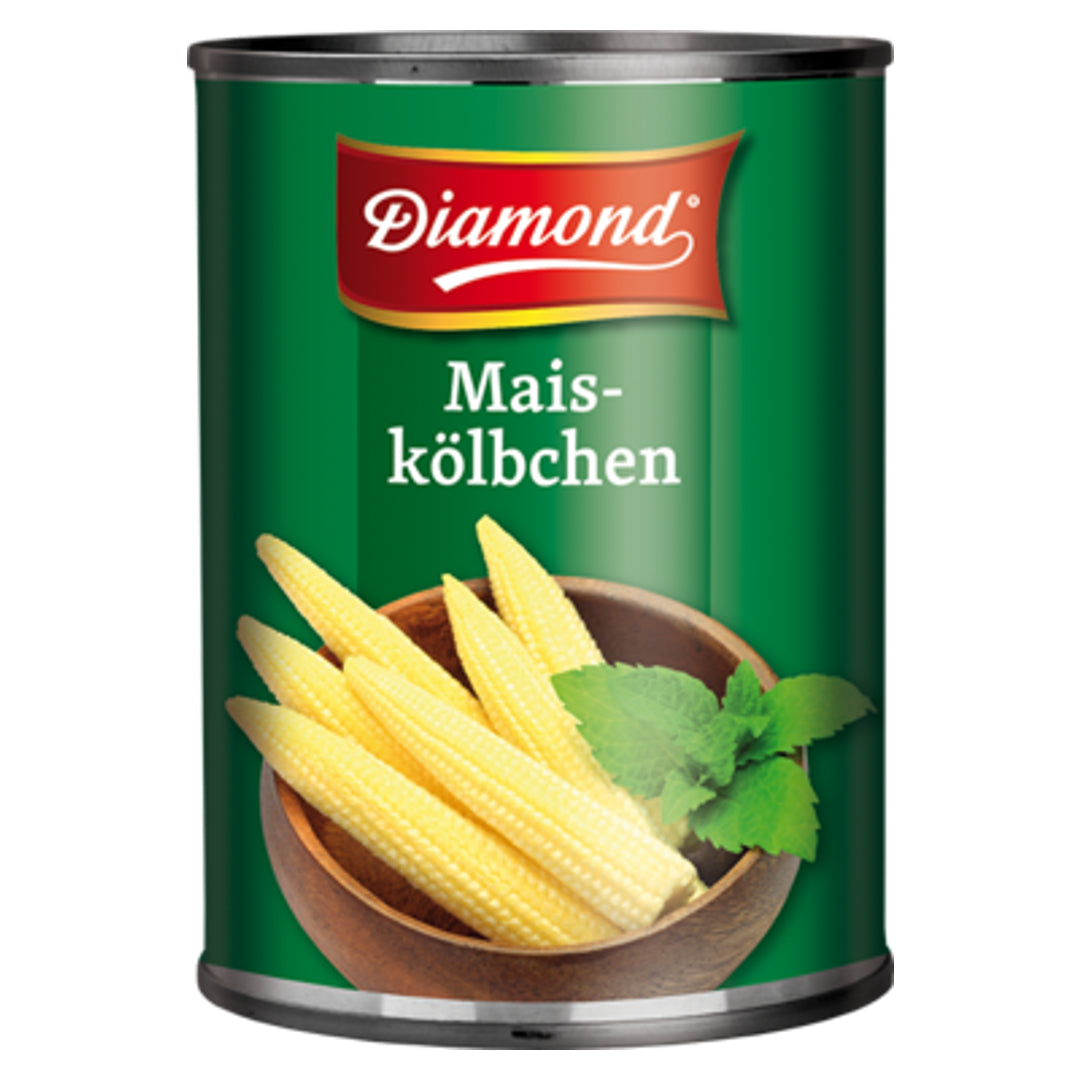 Jaunų kukurūzų burbuolės DIAMOND, 225 g / 425 ml