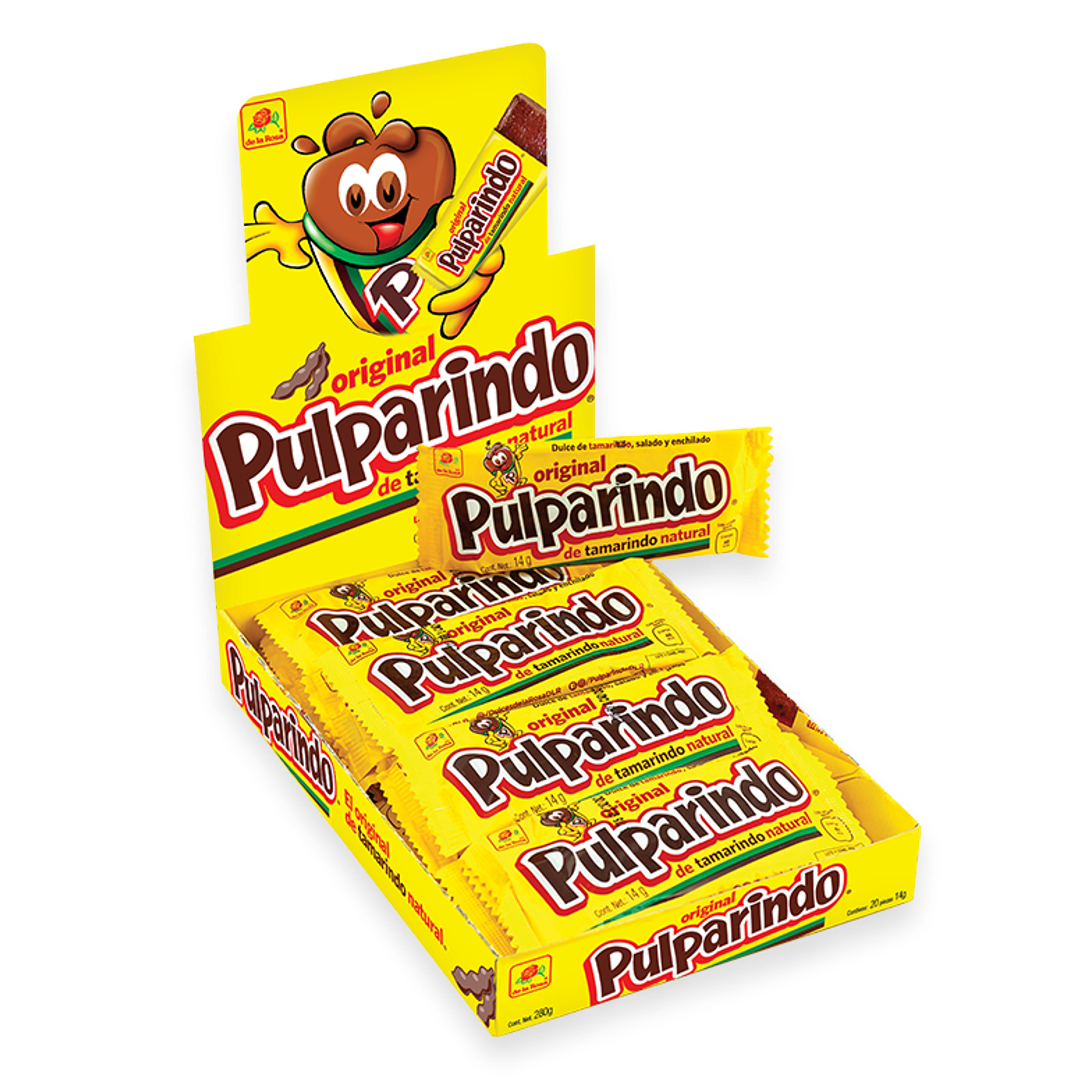 Candy Pulparindo Original DE LA ROSA 20 pcs 280 g YOUMAME