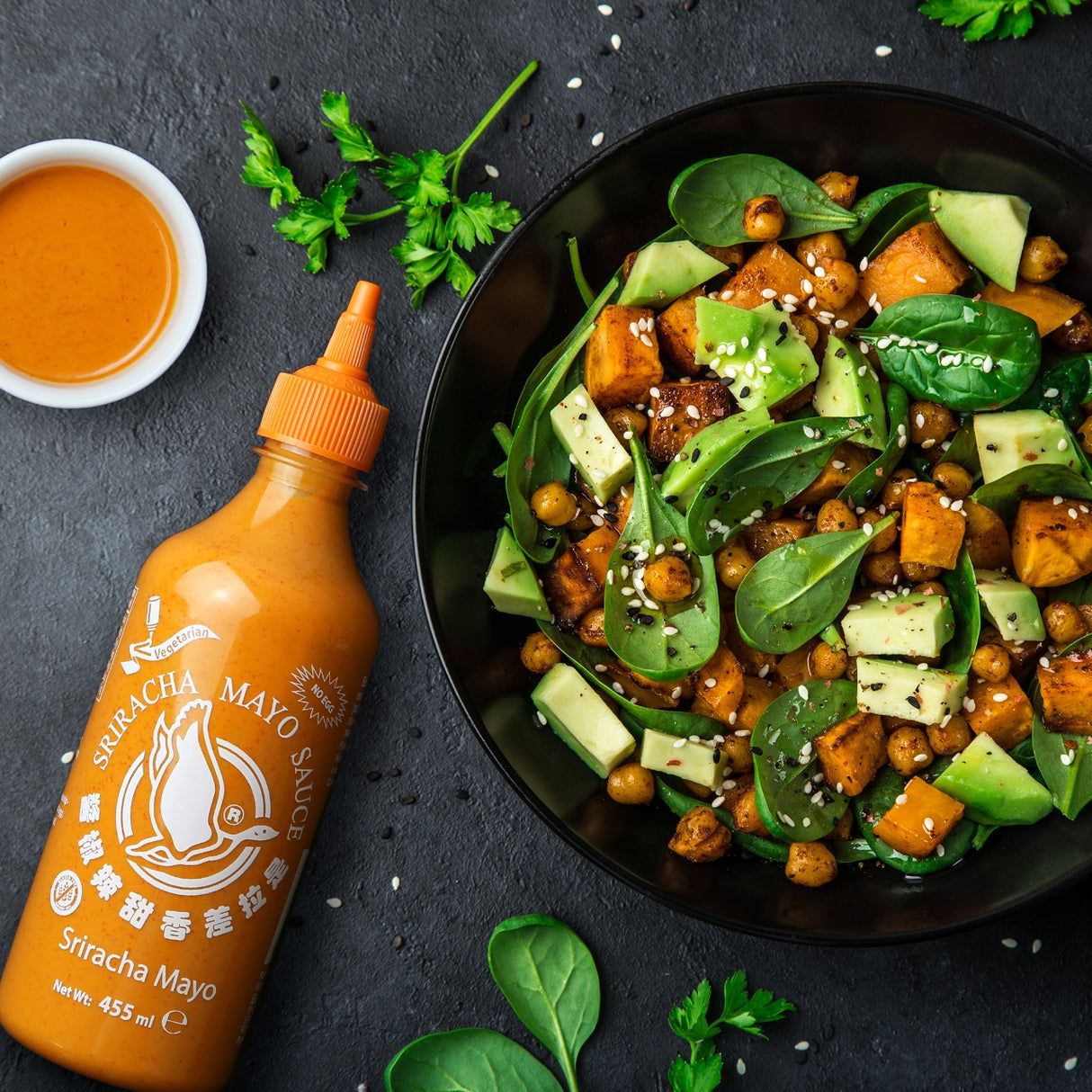 Sriracha Majonezas FLYING GOOSE, 455 ml