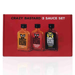 3 Sauce Set (Hottest) in Gift Box CRAZY BASTARD, 3 x 100 ml
