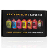 7 padažų rinkinys dovanų dėžutėje CRAZY BASTARD, 7 x 100 ml