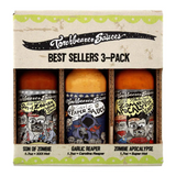 Aštrių padažų rinkinys TORCHBEARER SAUCES, 3 buteliukai x 52 ml