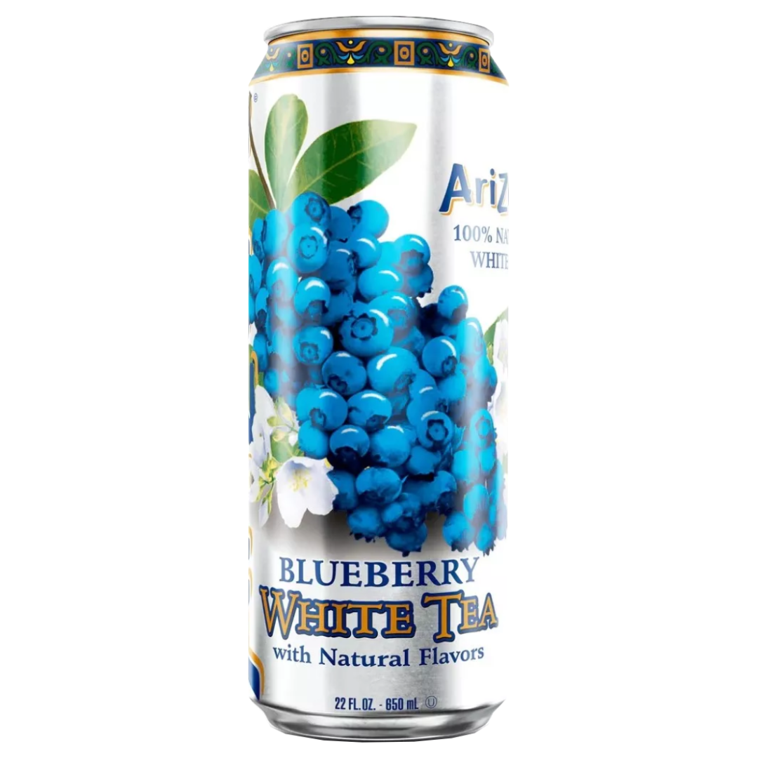 Blueberry White Tea ARIZONA, 650 ml can