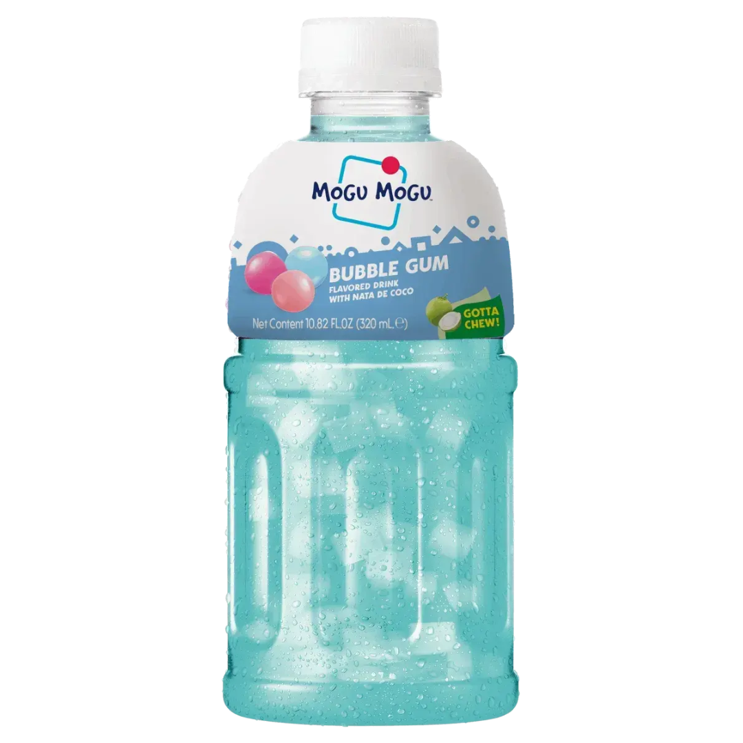 Kramtomos gumos skonio gaivusis gėrimas su nata de coco MOGU MOGU, 320 ml
