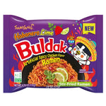 Buldak habanero, žaliosios citrinos ir aštrios vištienos skonio ramen makaronai SAMYANG, 135 g