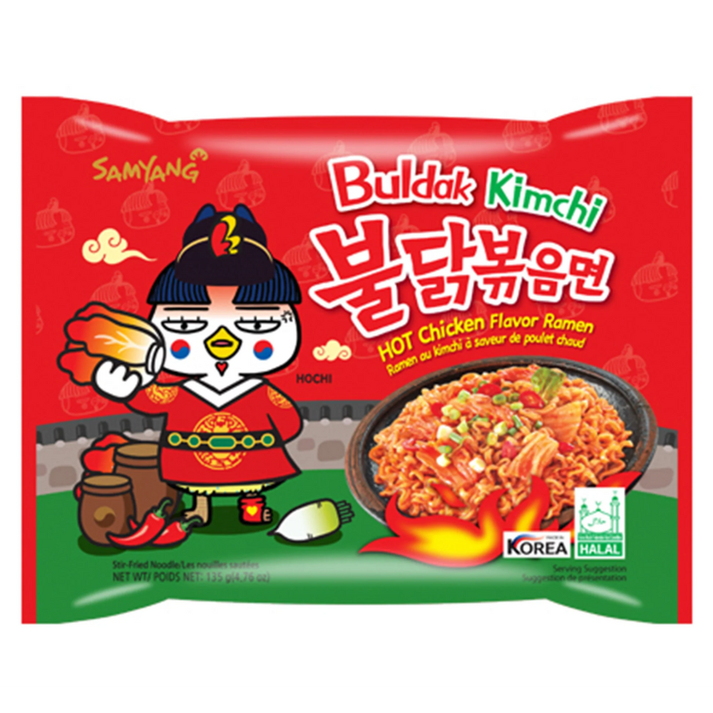 Buldak Kimchi Hot Chicken Flavor Ramen SAMYANG, 145 g