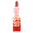 Carbonated Strawberry Drink GENKI RAMUNE, 200 ml in a glass bottle