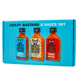 Carribean 3 Sauce Set in Gift Box CRAZY BASTARD, 3 x 100 ml