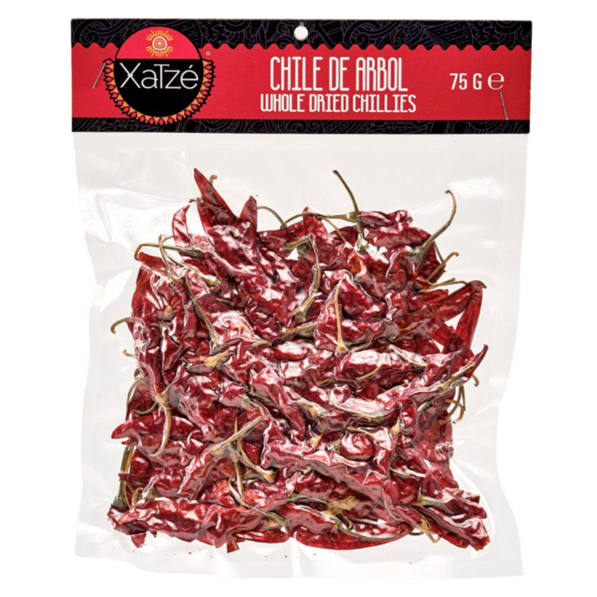 Chile Arbol (nesmulkinti džiovinti pipirai) XATZE, 75 g