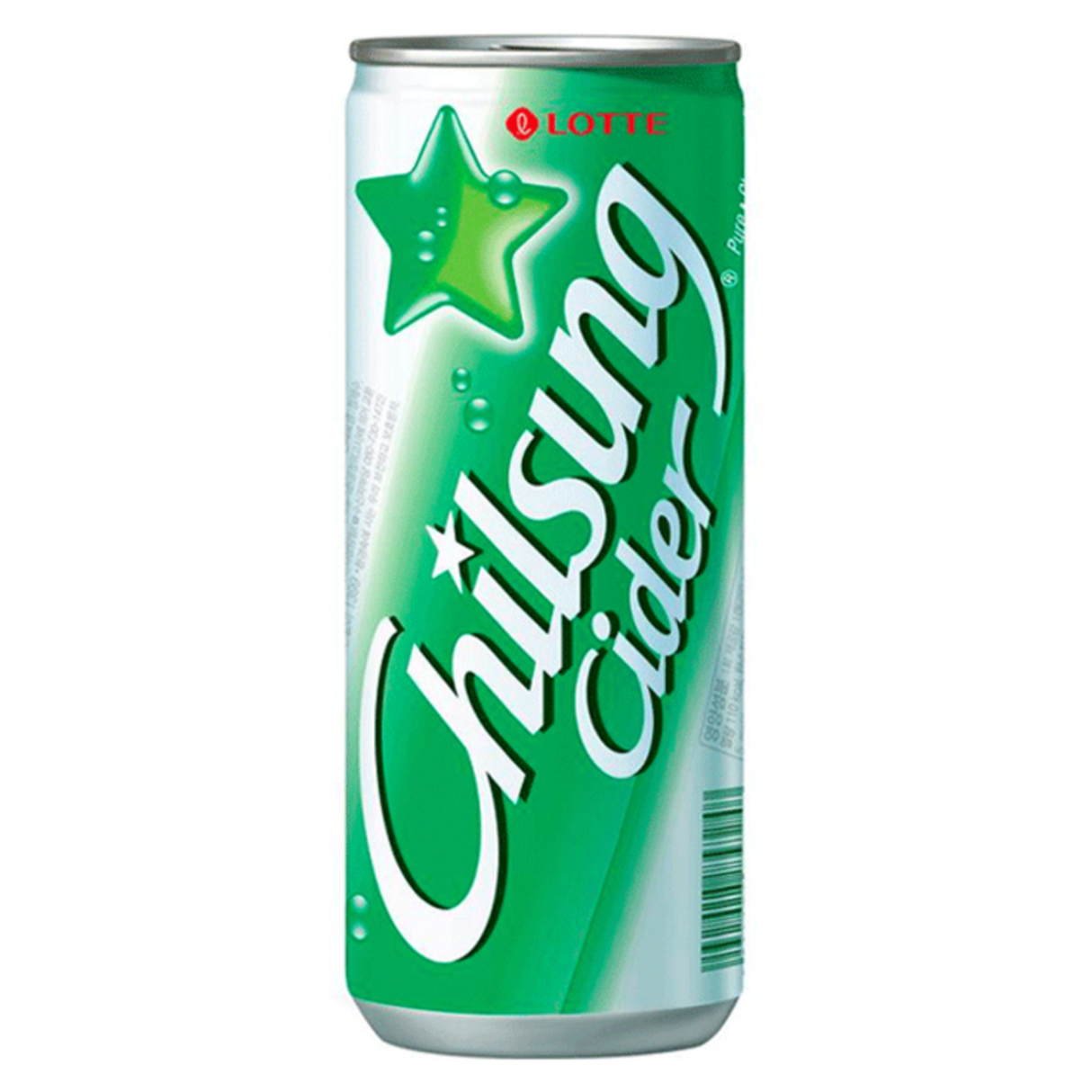 Chilsung carbonated soft drink LOTTE, 250 ml