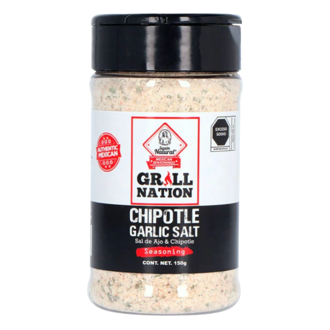 Chipotle Garlic Salt SAZON NATURAL, 150 g
