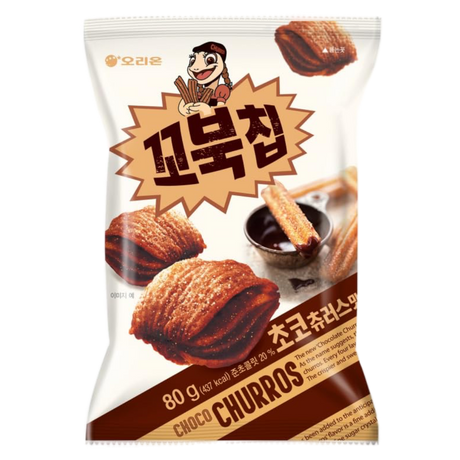 Turtle Chips Choco Churros ORION, 80 g in a sachet