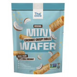 Traškūs kokosiniai vamzdeliai THAI COCO, 140 g