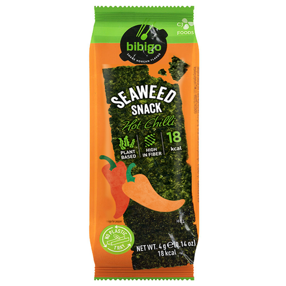
                
                    Įkelkite vaizdą į galerijos peržiūros priemonę,Crispy Seaweed Snack Hot Chili BIBIGO, 4 g
                
            