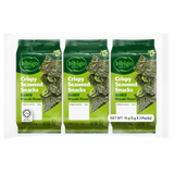 Crispy Seaweed Snack Wasabi (3 pack) BIBIGO, 15 g 