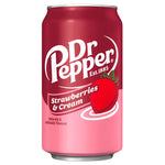Dr Pepper Strawberries and Cream, 355 ml
