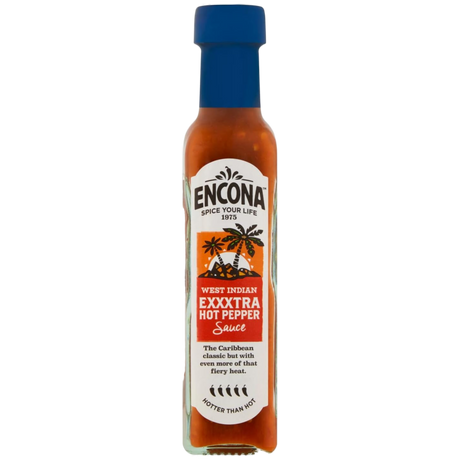 Extra Hot Pepper Sauce ENCONA, 142 ml glass bottle