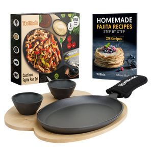 Fajita Pan Set Cast Iron TORTILLADA (In Gift Box)