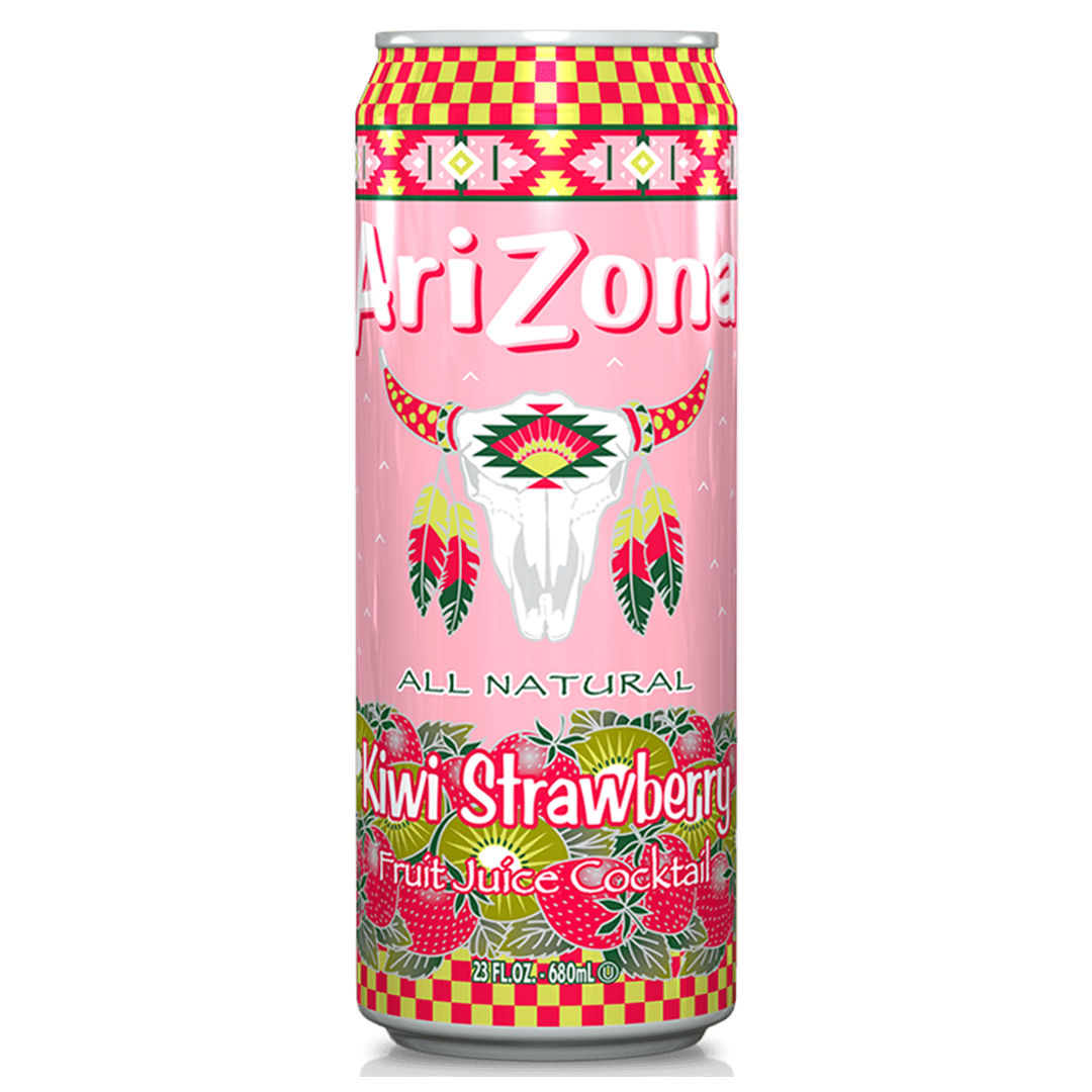 Fruit Juice Cocktail Kiwi Strawberry ARIZONA, 650 ML