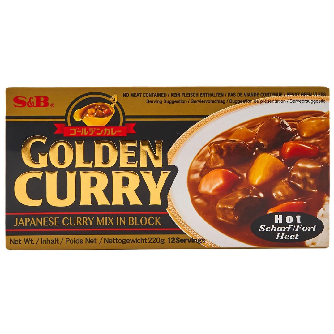 Golden Curry Hot S&B, 220 g