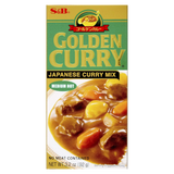 Golden Curry Medium Hot S&B, 92 g carton box