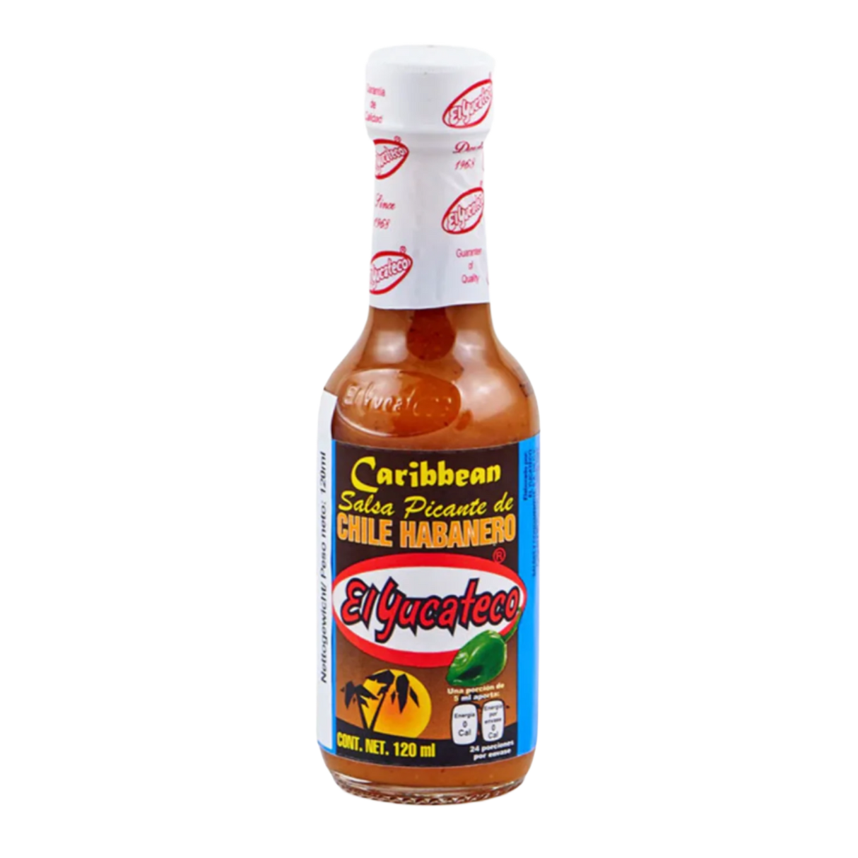 Aštrus Karibų padažas su habanero EL YUCATECO, 120 ml