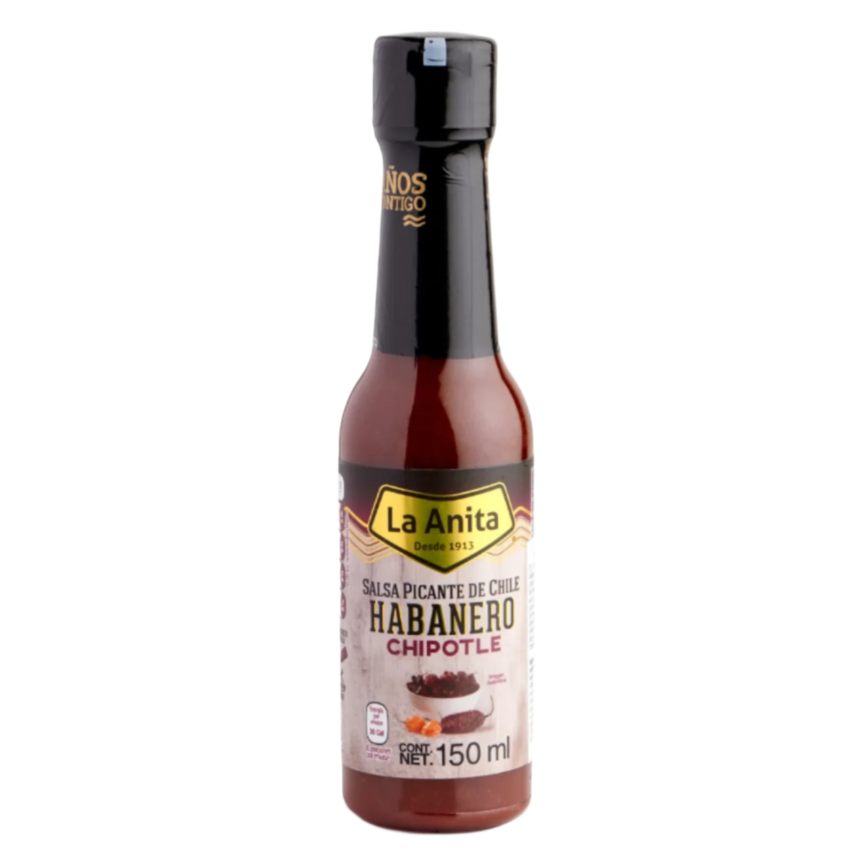 Habanero Chipotle Pepper Sauce LA ANITA, 120 ml