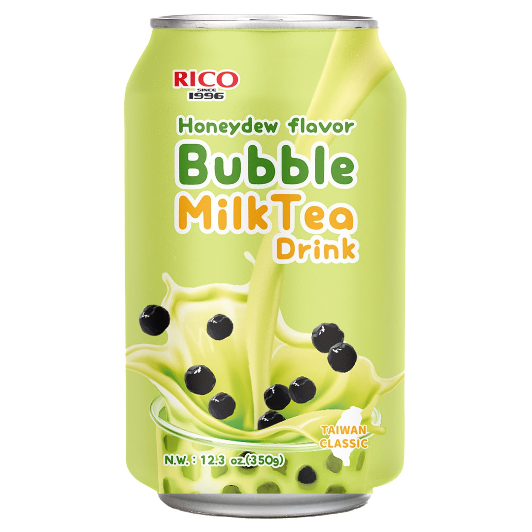 Burbulinė pieno arbata su melionais RICO, 340 ml