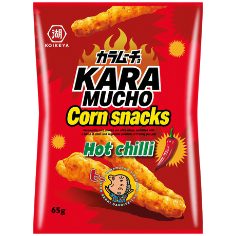 Hot Chilli Corn Snacks Karamucho KOIKEYA, 65 g sachet